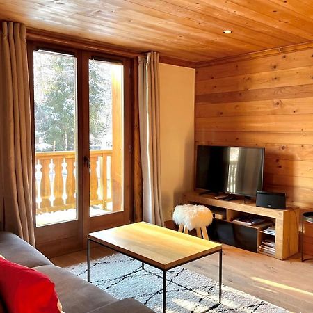 Chic And Cosy Apt With Balcony In Megeve Exterior photo
